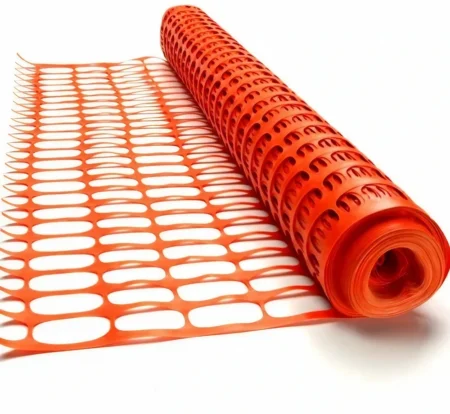 Orange Plastic Mesh / Safety Fence Barrier