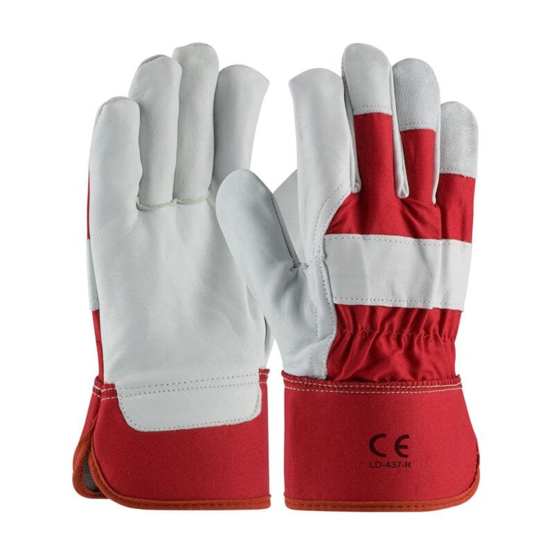 Working Gloves Red & White