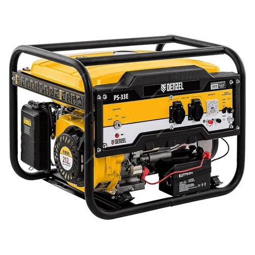 Gasoline Generator, Electric Starter