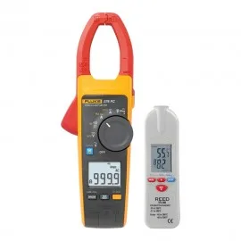 Fluke 376 FC True RMS AC/DC Clamp Meter Kit - Includes the IR-98 Infrared Thermometer