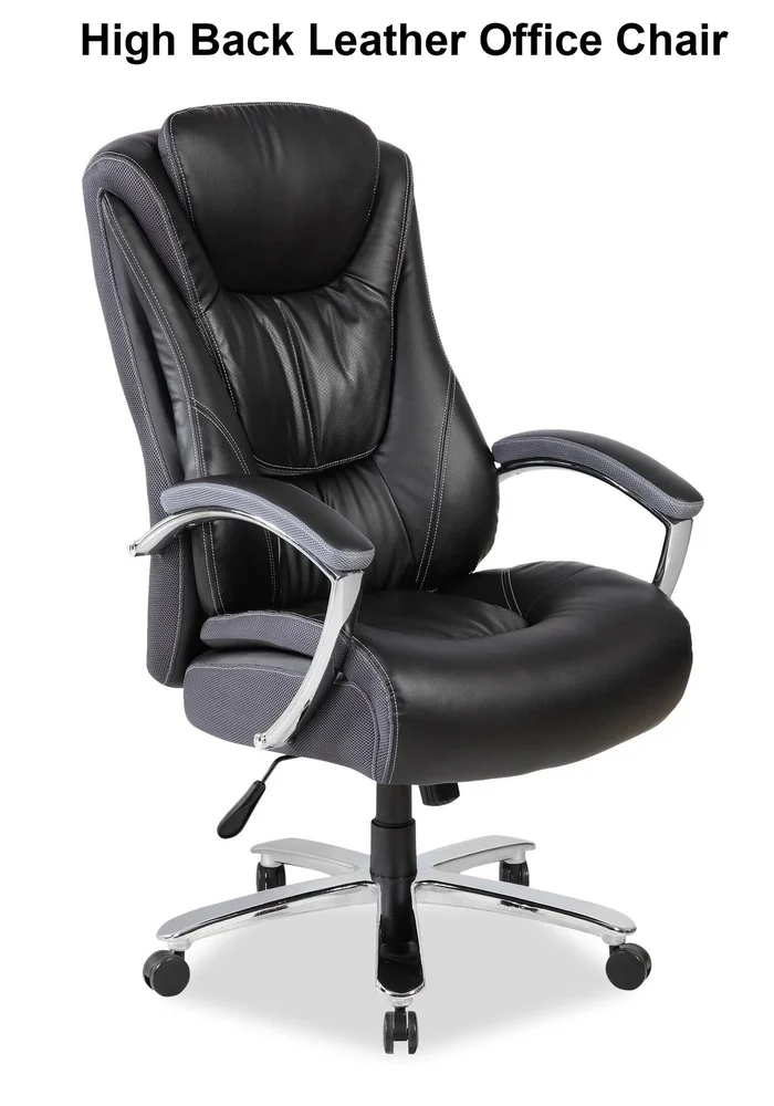 High Back Leather Office Chair