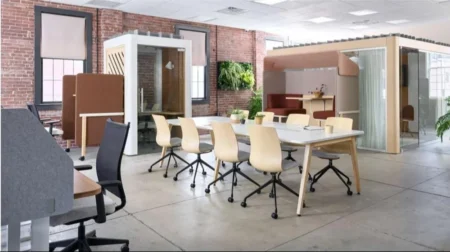 Rectangular 8 Seater Conference Room Table