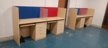 2 Seater wooden Desking Office Table