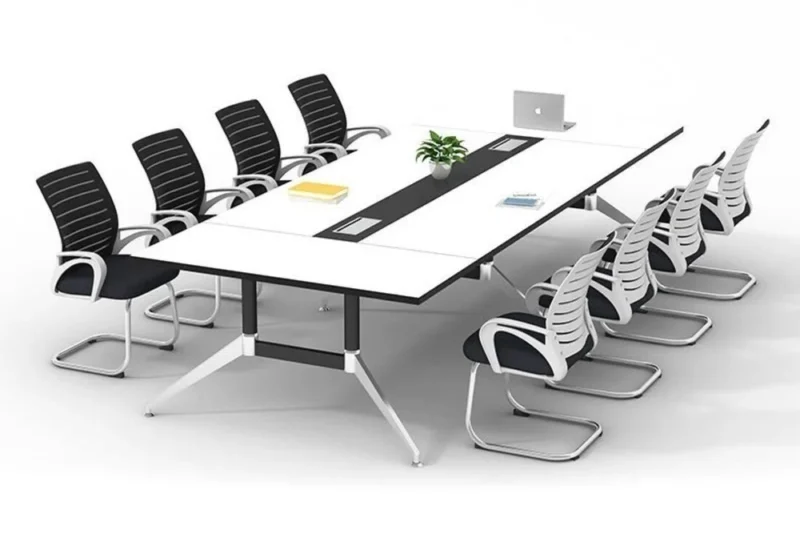 Rectangular 8 Seater Office Conference Table - BUILDING CRAFTS