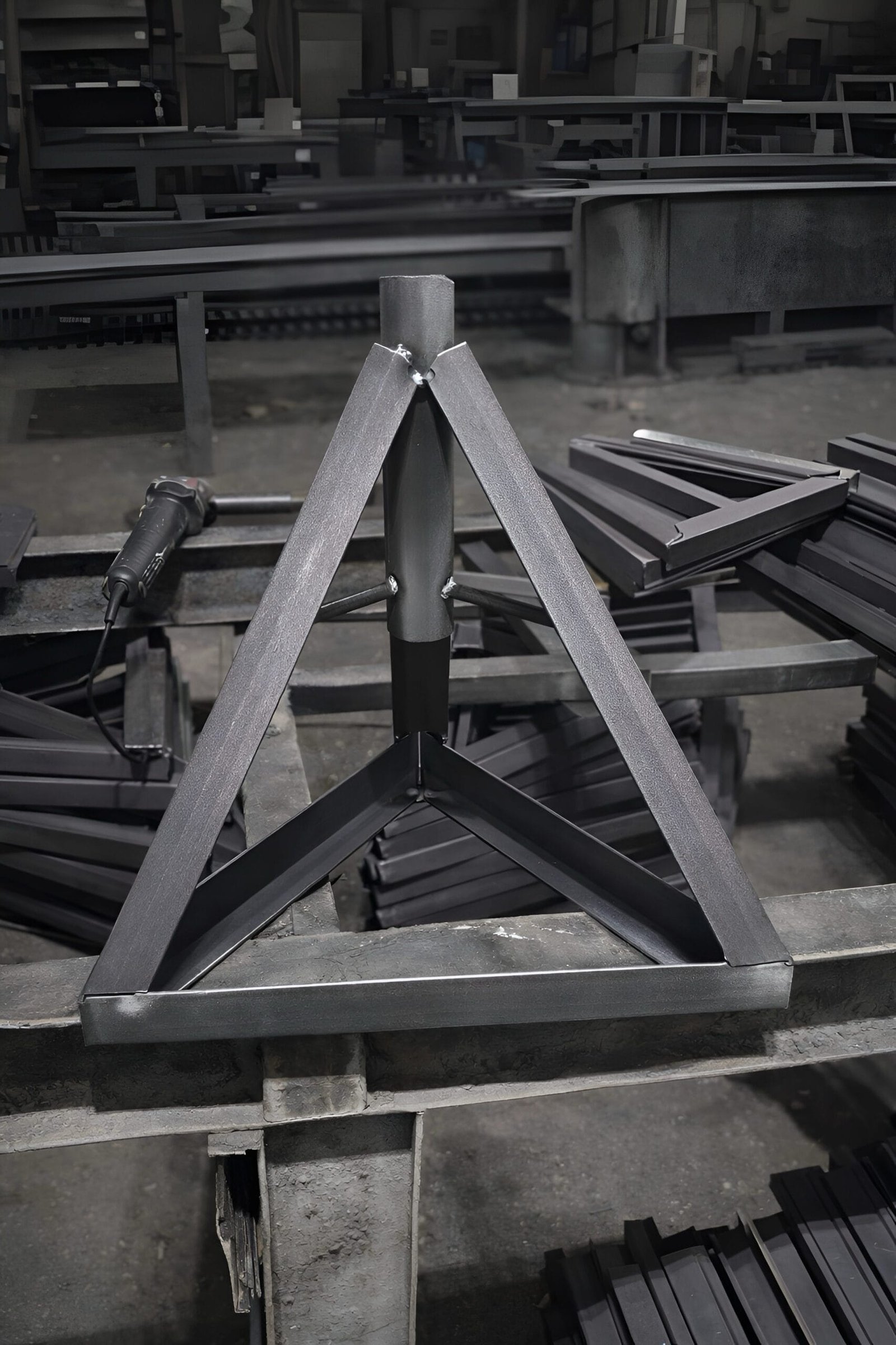 Galvanized Stand Base
