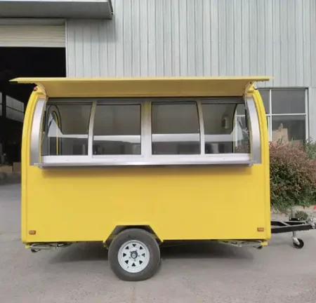 Round Mobile Food Trailer with Sliding Window-YT-DH/WDH Series
