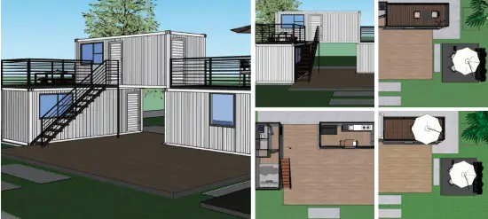 3*20FT CONTAINER HOUSE