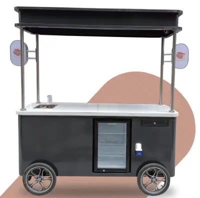 Mobile Drinks Cart-B200F