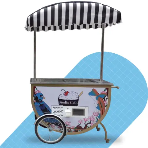 Mobile Ice Cream Cart-IQ127