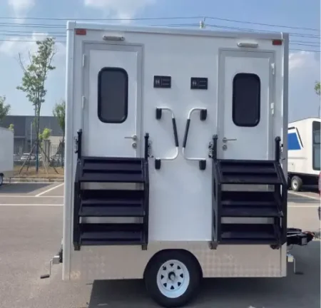 2-Stall Toilet Trailer-TS2502