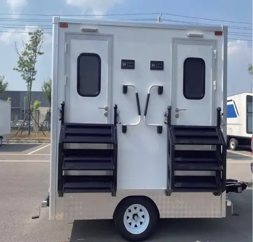 2-Stall Toilet Trailer-TS2502