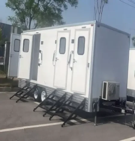 6-Stall Mobile Toilet Trailer-TS5906